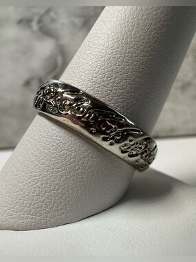 Lord of the Rings Elvish Ring 925 Sterling Silver Size 10 LOTR Collector
